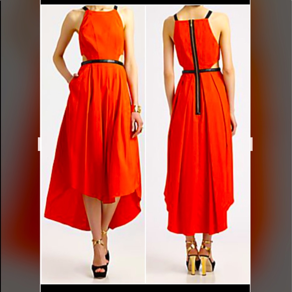 Fashion Star brand (Saks Fifth Avenue) Size 6 Red Dress